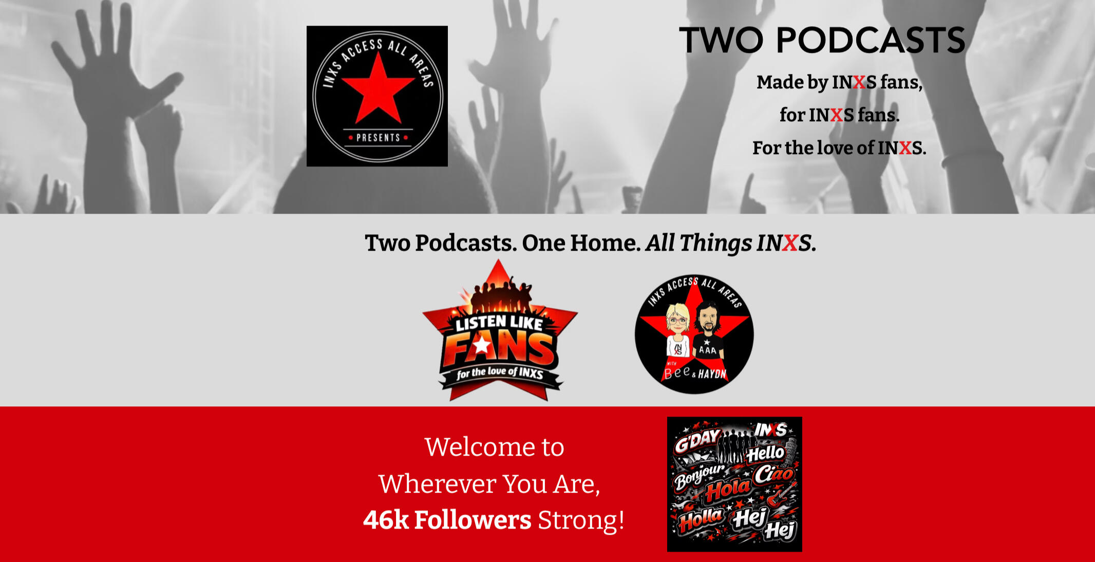INXS All Access & Listen Like Fans Podcasts